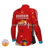 Maillot Cyclisme Hiver Thermal Fleece 2022 Team Bahrain Victorious N001